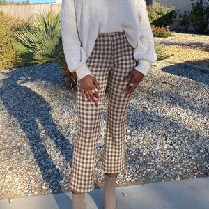 Altar’d State Katie Plaid Flare Pant
